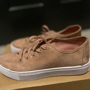 Asos blush pink sneakers